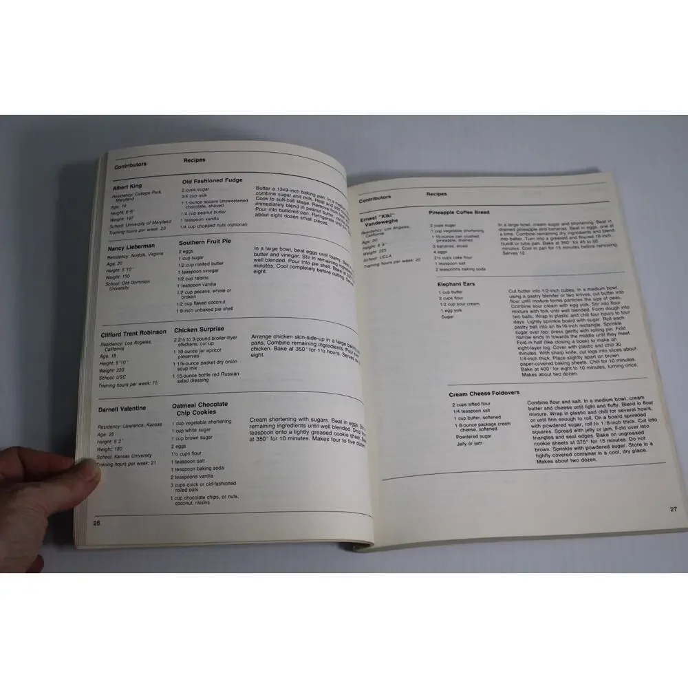 Vintage 1980 Moscow Olympics US Team Boycott Cookbook Schedule of Events 1979
